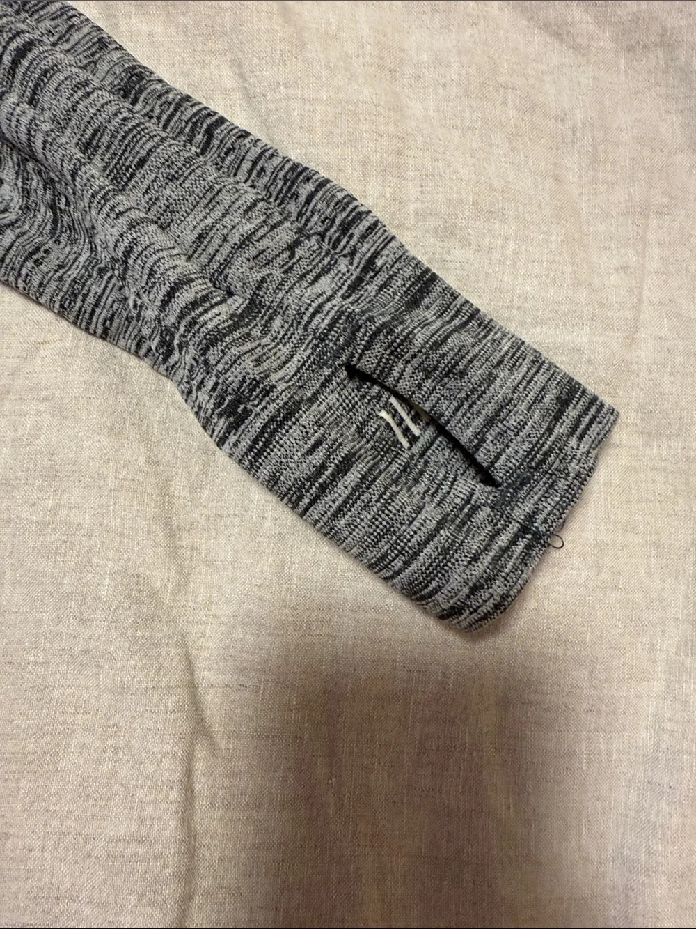 Nike Women's Gray Marled Hoodie Sweatshirt